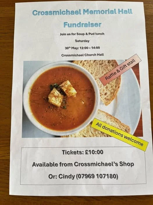 Crossmichael Memorial Hall fundraiser