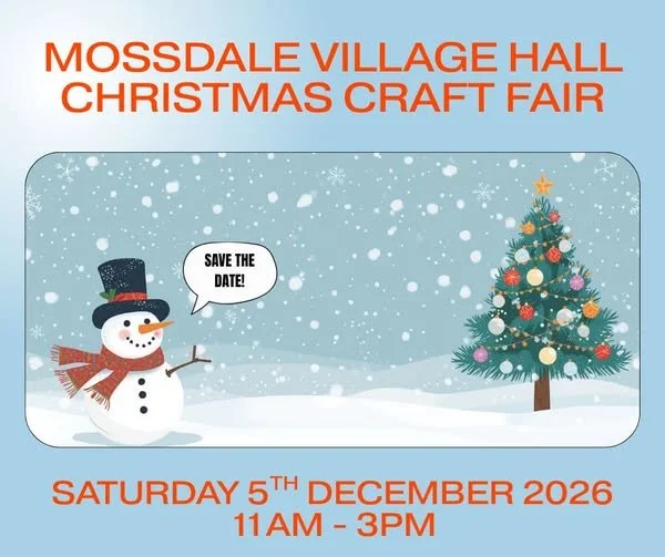 Mossdale Village Hall Christmas Craft Fair