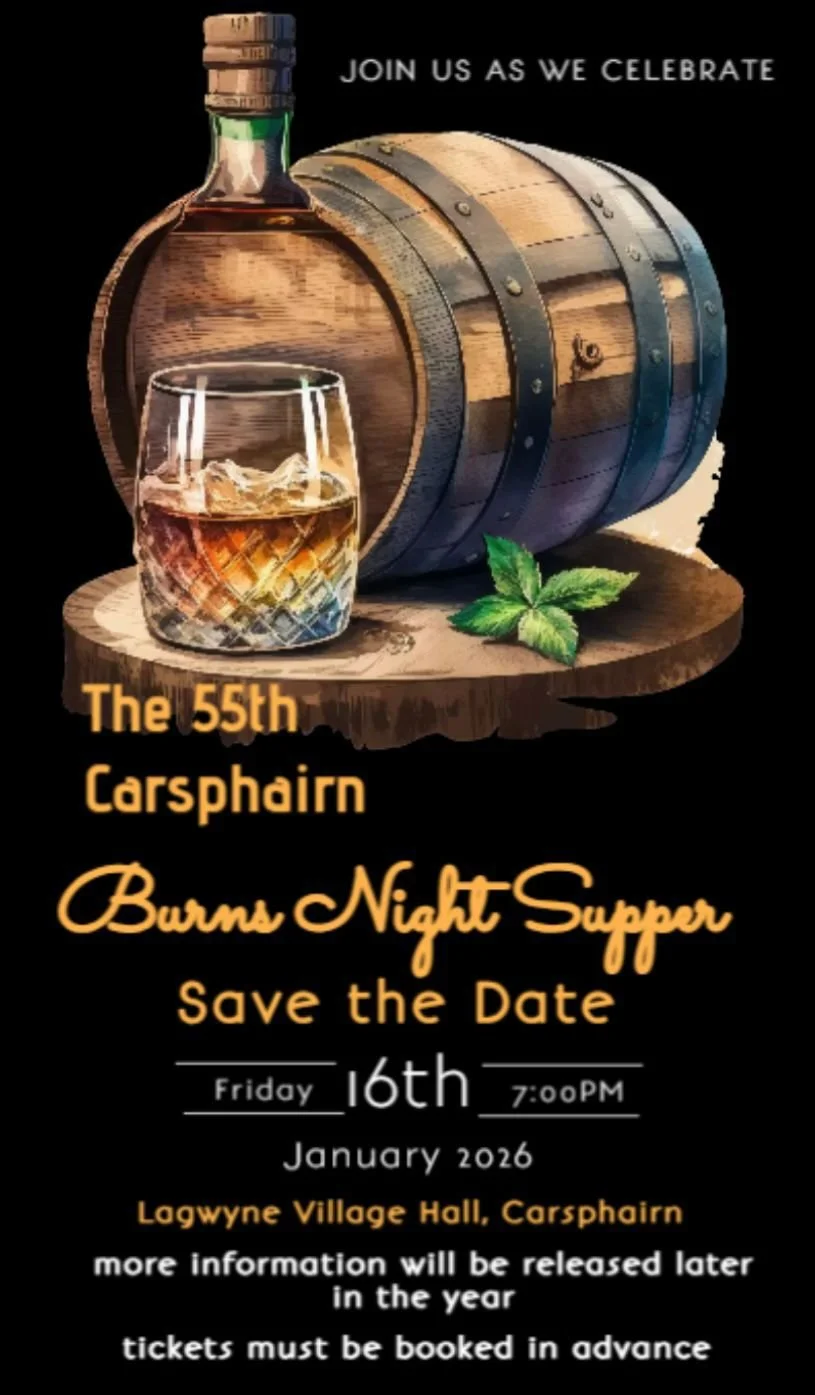 Carsphairn Burns Supper