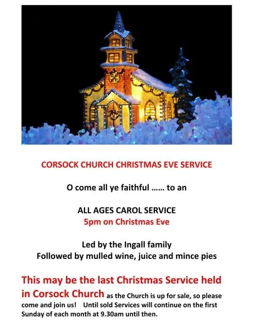 Corsock Church Christmas Eve Service