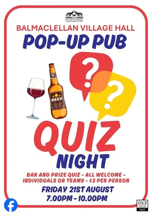 Pop Up Pub Quiz Night
