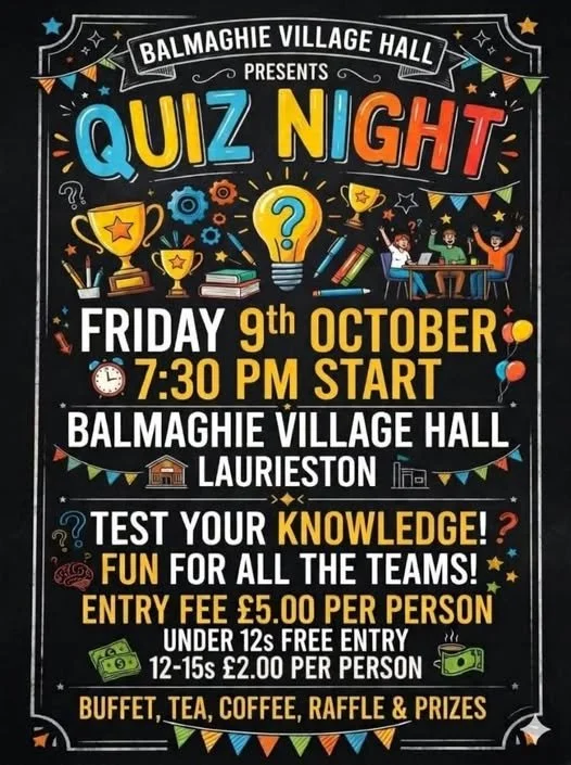 Quiz night in Laurieston