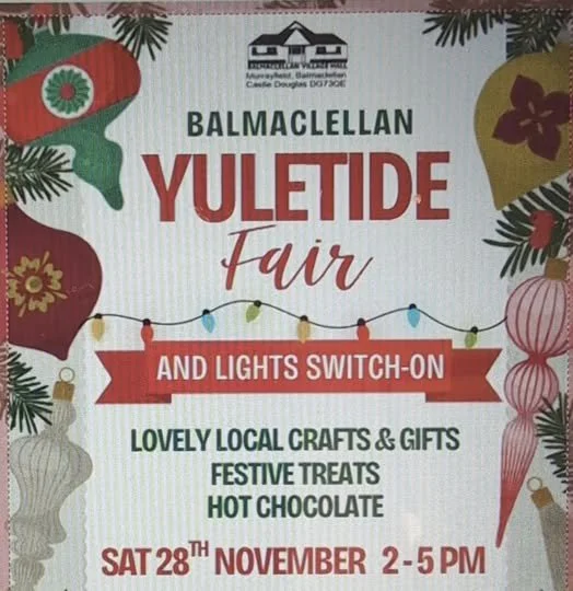 Balmaclellan Yuletide Fair 2026