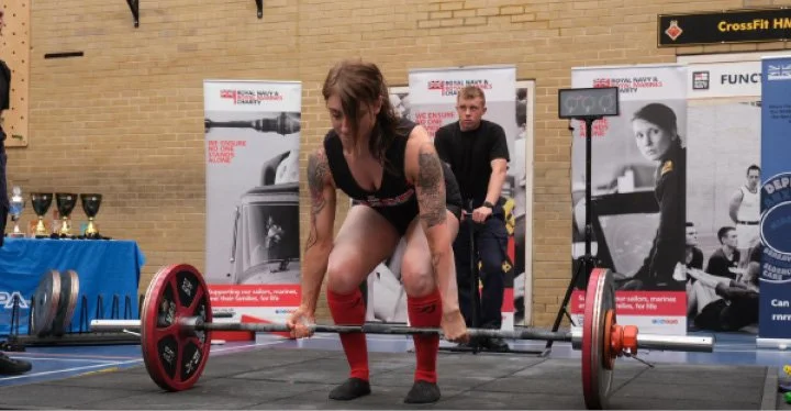 Beth Duggleby weight lifting