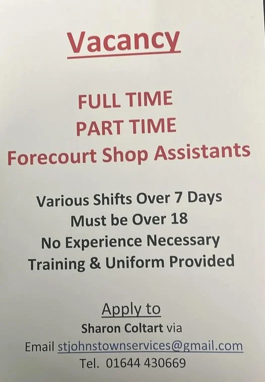 Forecourt Shop Assistants