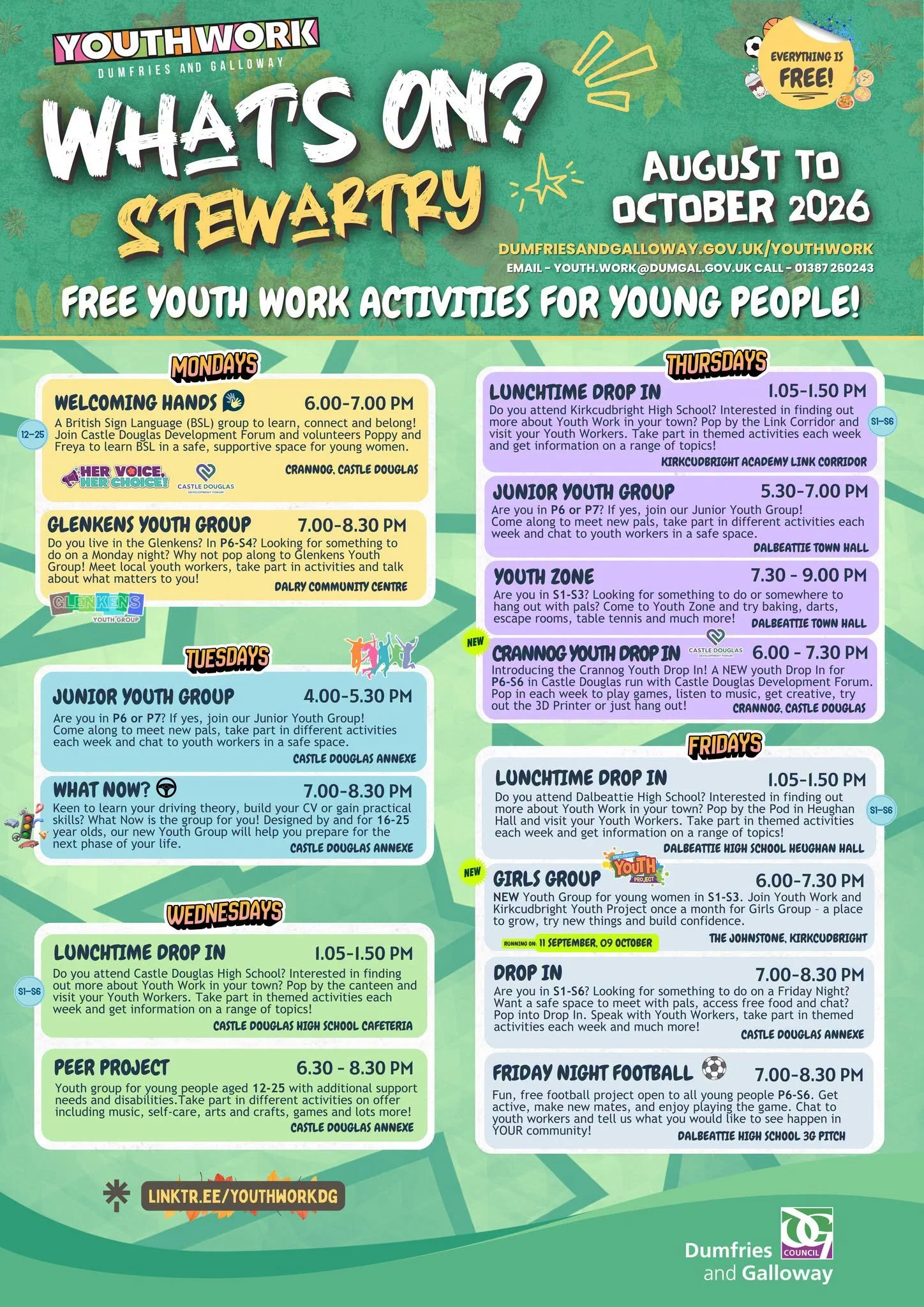 Stewartry Youth Work D&G 