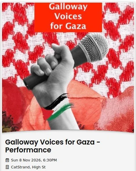 Galloway Sings for Gaza - Performance