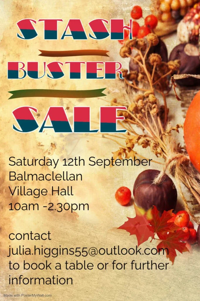 Glenkens Craft Group Stash Buster Sale