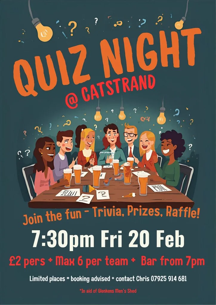 CatStrand Quiz Night in aid of Glenkens Men's Shed