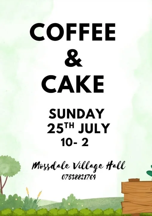 Coffee & Cake in Mossdale Village Hall