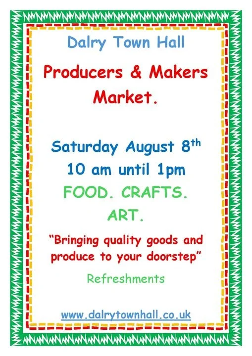 Dalry Producers and Makers Market August 2026