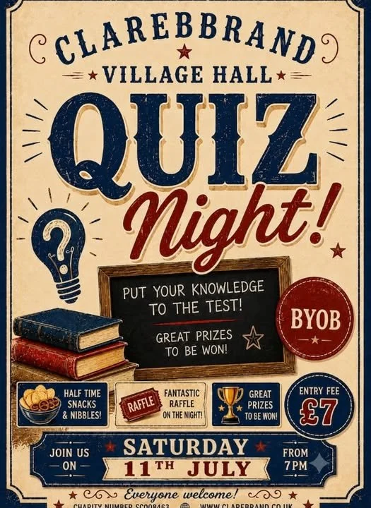 Clarebrand Village Hall Quiz Night