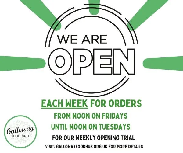 Galloway Food Hub Open Weekly in July 2026