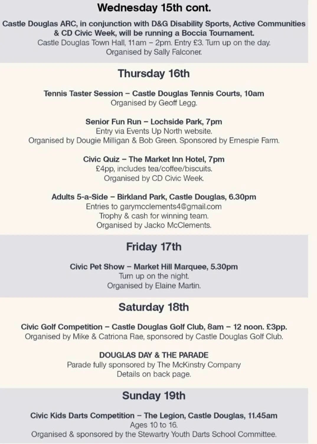 CD Civic Week