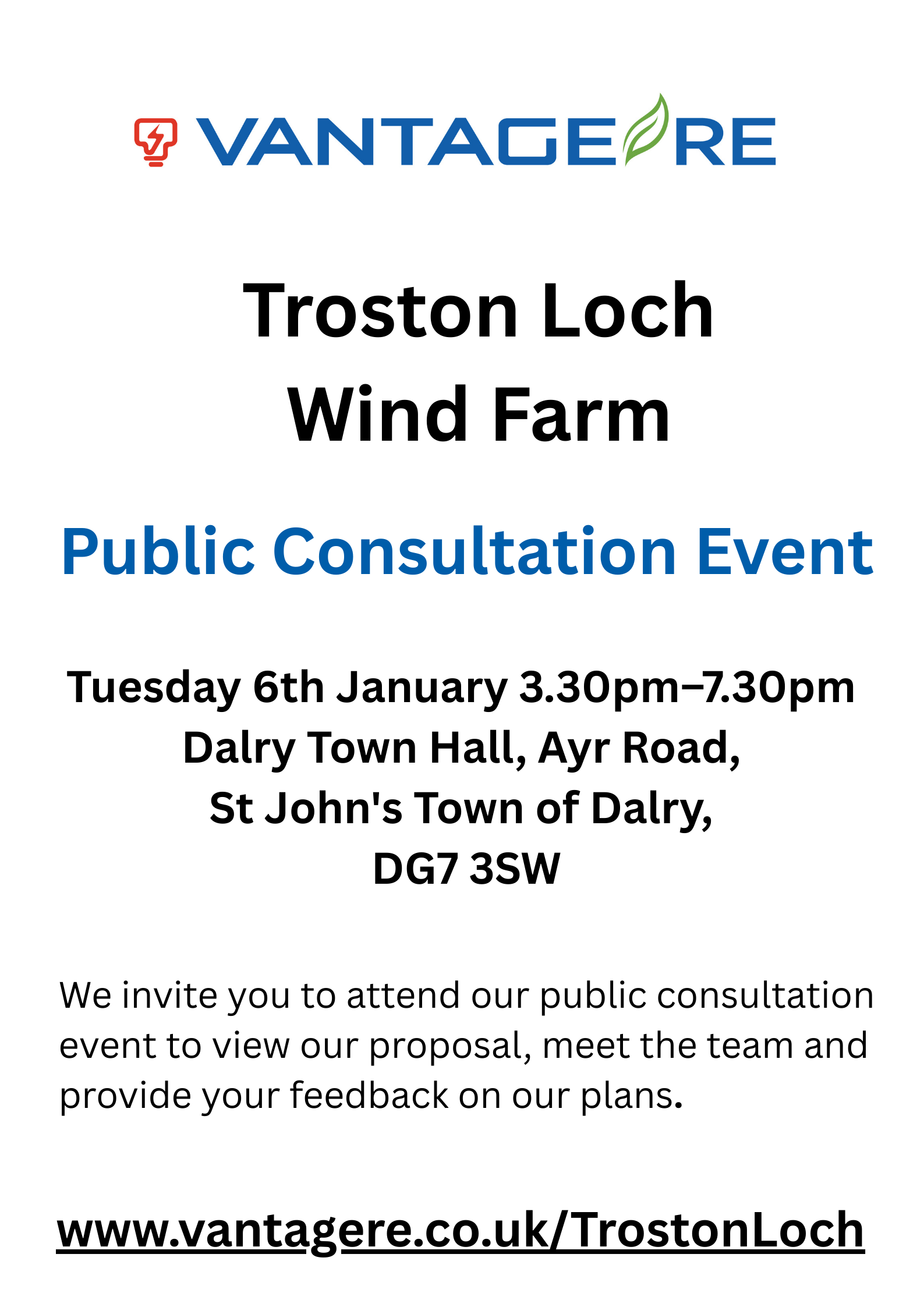 Troston Loch Wind Farm Consultation Events