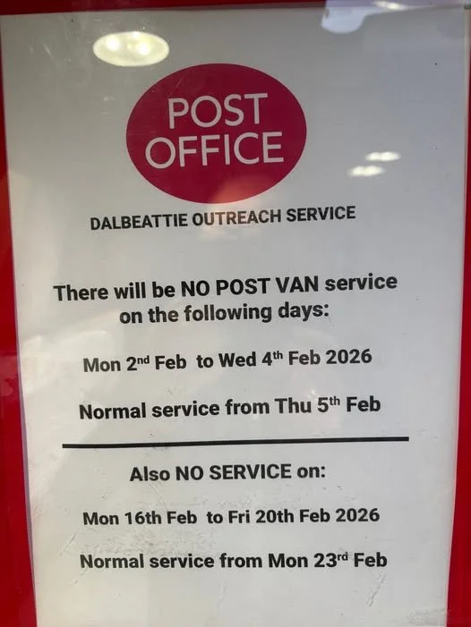 Mobile Post Office Dates February 2026