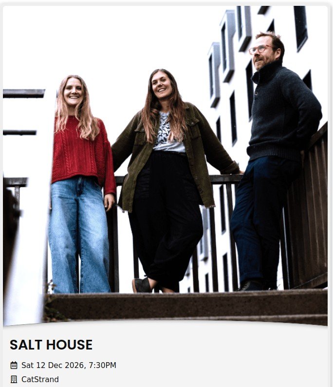 CatStrand Events: Salt House