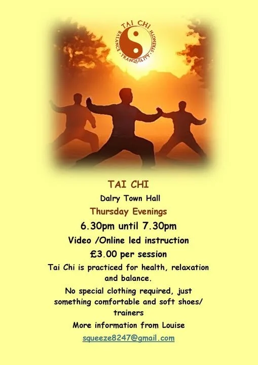 Tai Chi in Dalry Town Hall