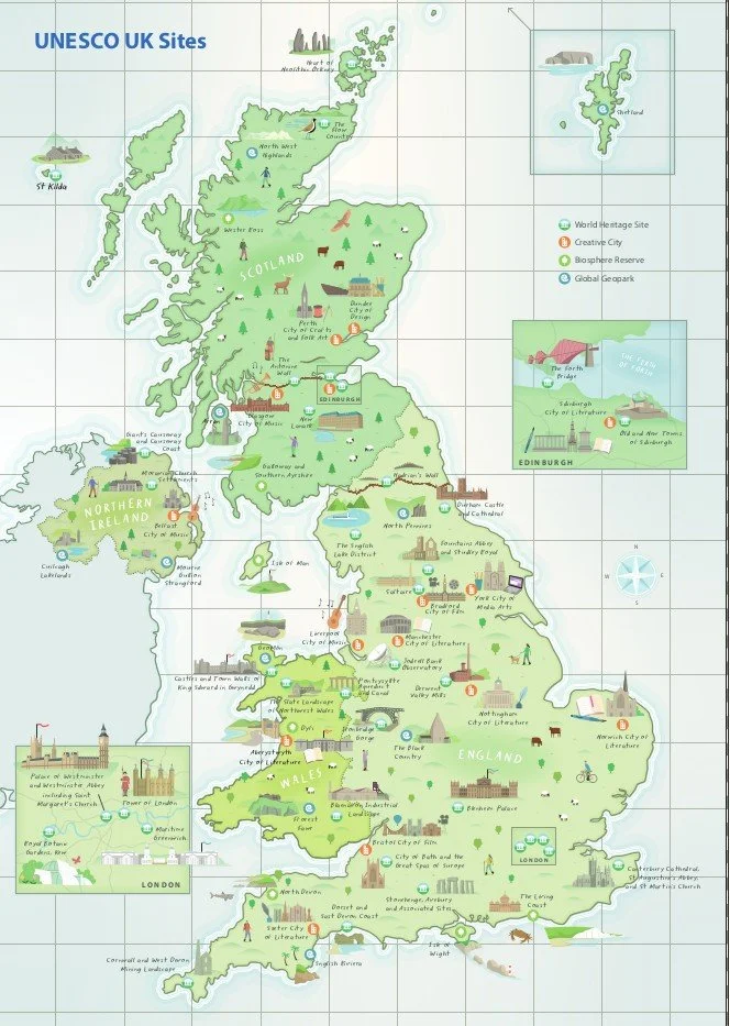 New illustrated map encourages adventure and learning across the UK