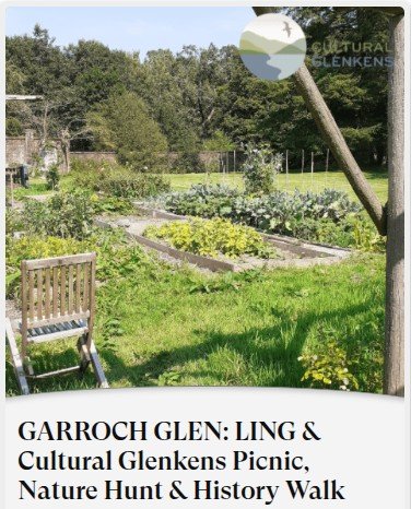 LING & Cultural Glenkens Picnic, Nature Hunt & History Walk
