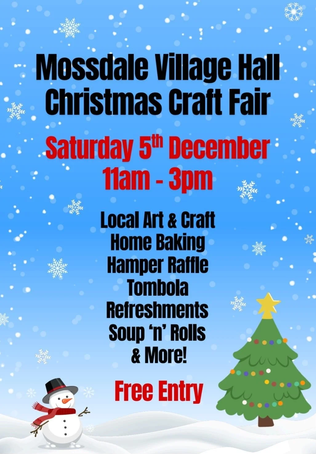 Mossdale Christmas Craft Fair