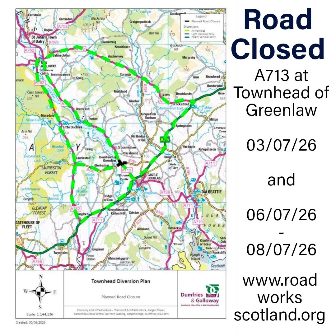 Road closed Townhead