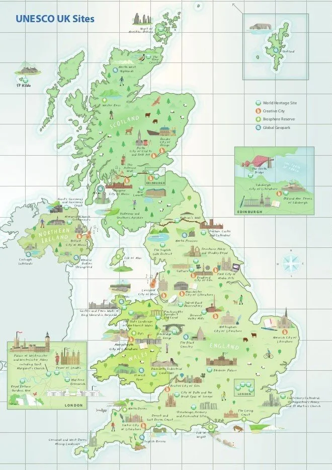 UNESCO Map UK