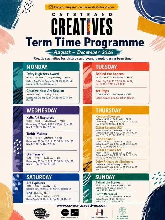 CatStrand Creatives Term Time Programme August-December 2026