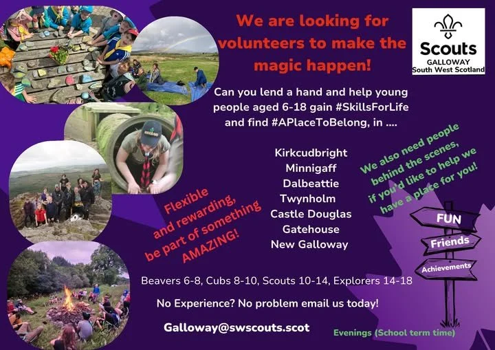 New Galloway Scout leaders