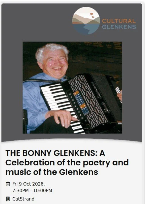 Cultural Glenkens: The Bonny Glenkens: Celebration of the poetry and music of the Glenkens 