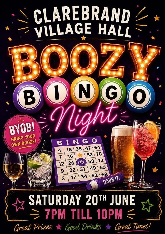 Clarebrand Boozy Bingo