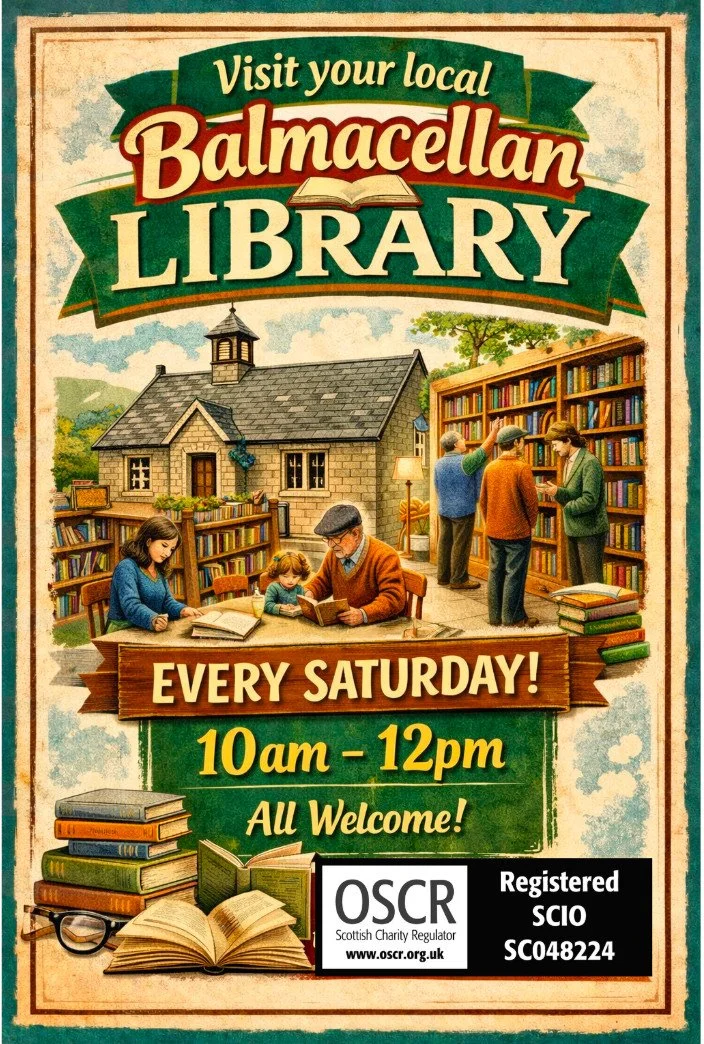 Books in Balmaclellan Community Library