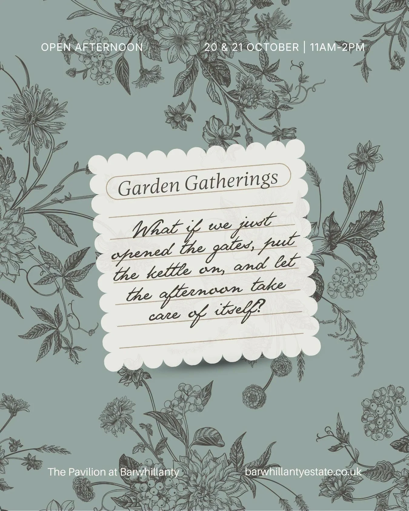 Barwhillanty Garden Gathering