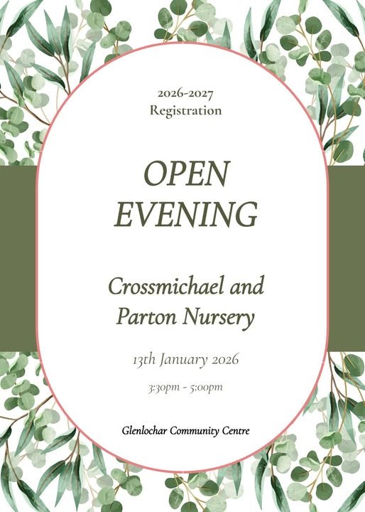 Open evening at Crossmichael & Parton Nursery