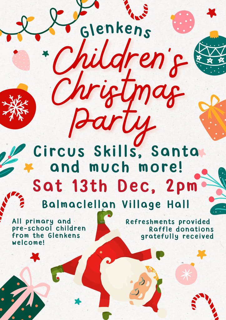 Glenkens Children's Christmas Party