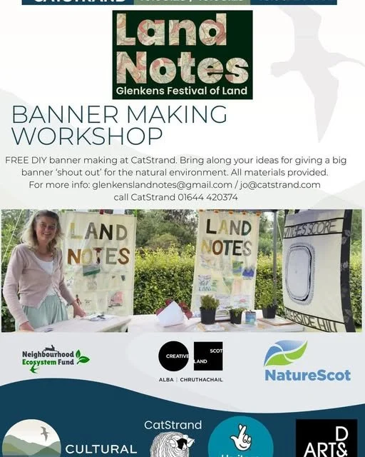 Land Notes - Banners and Words Workshop