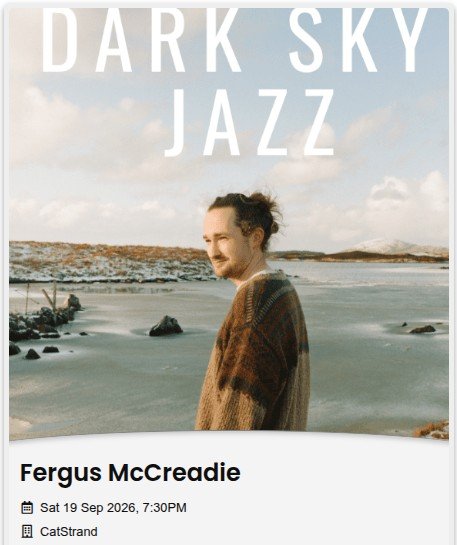 CatStrand Events: Fergus McCreadie