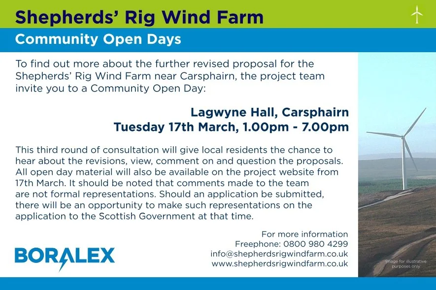 Shepherd's Rig Wind Farm Open Day