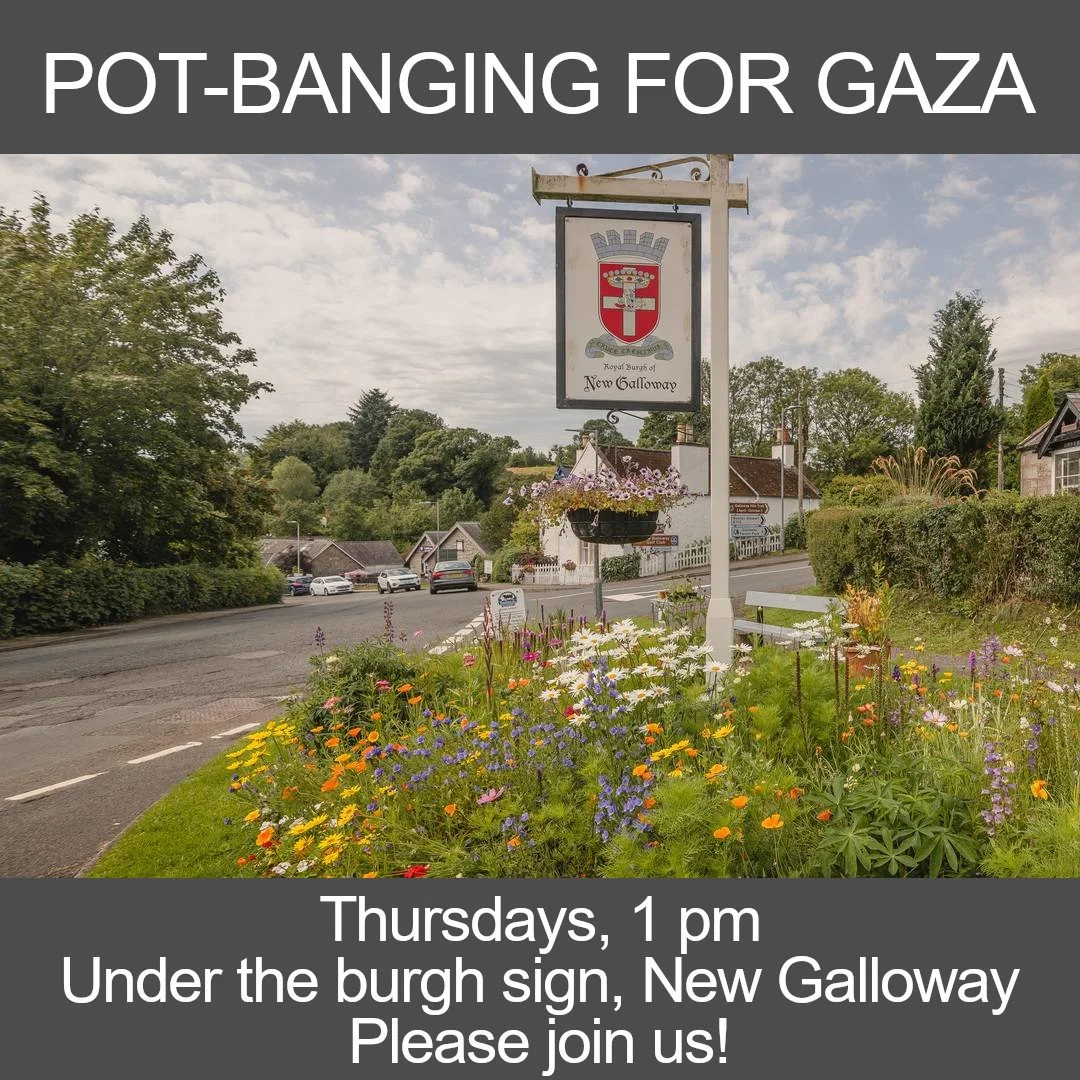 Pot-banging for Gaza