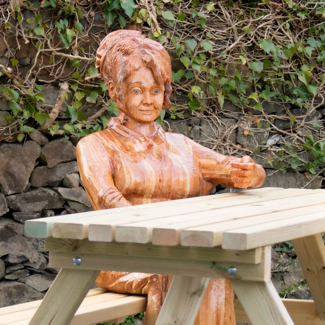 Life-size wooden sculpture tours the Glenkens throughout May