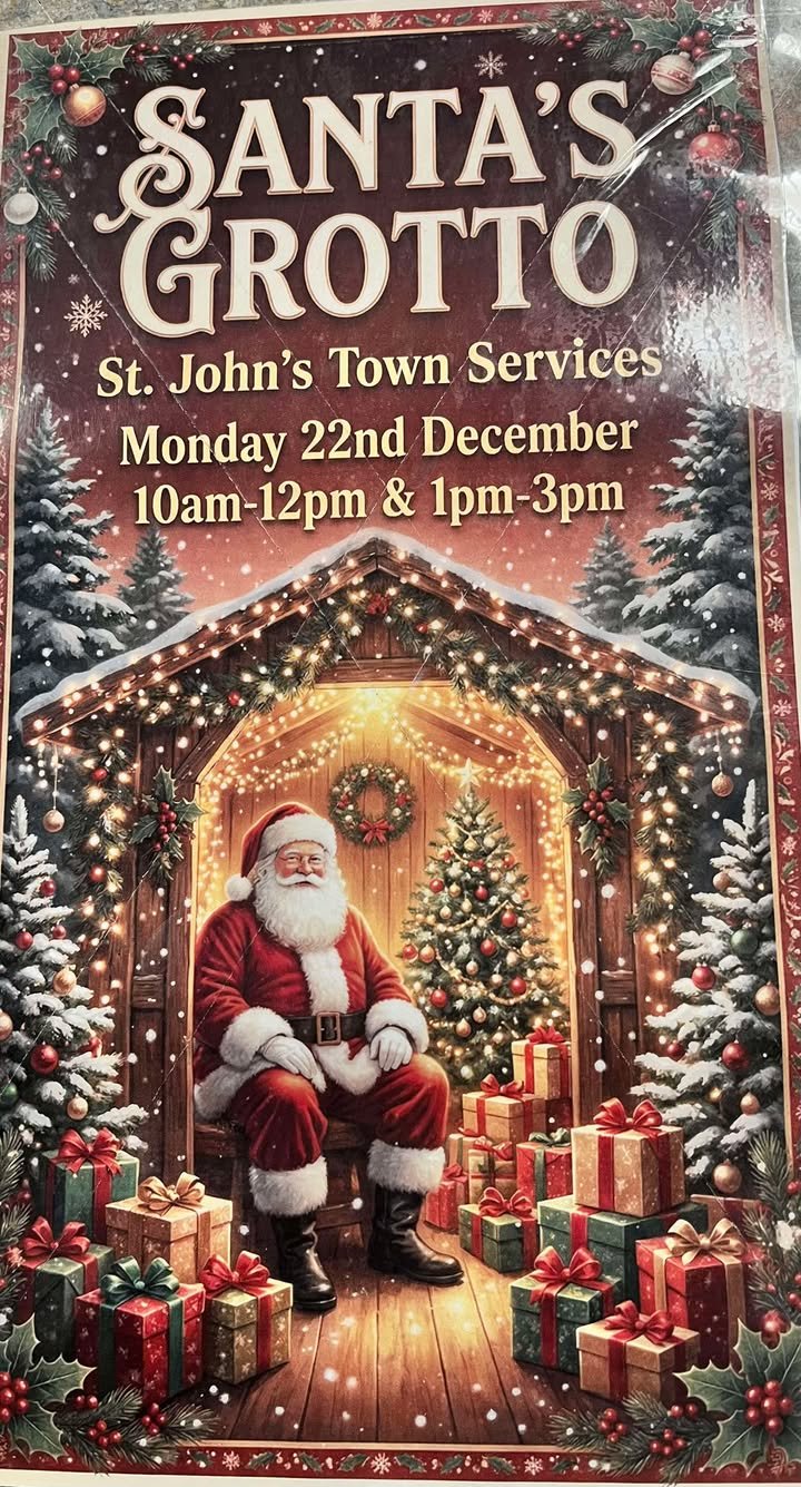 Santa's Grotto at St John's Town Services