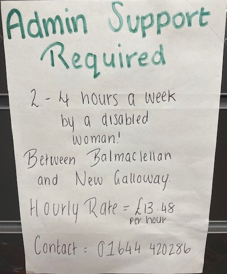 Admin support poster