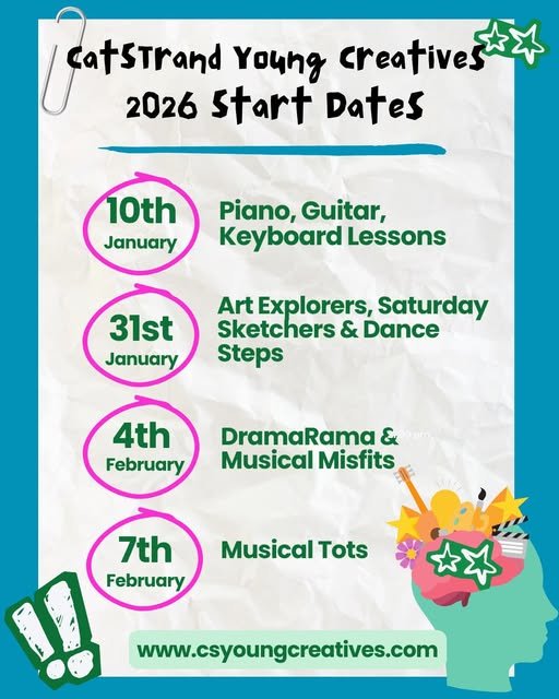 CatStrand Young Creatives 2026 start dates