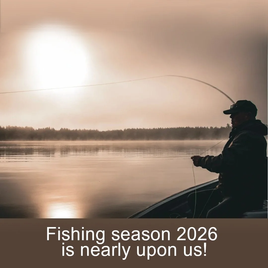 Fishing season 2026 is nearly upon us!