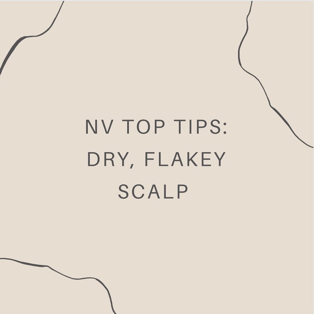 Do you suffer from dry, flakey scalp? Here&rsquo;s some tips on how we best treat any dandruff ❄️ @nv.hair 😛 thank us later! 🥰