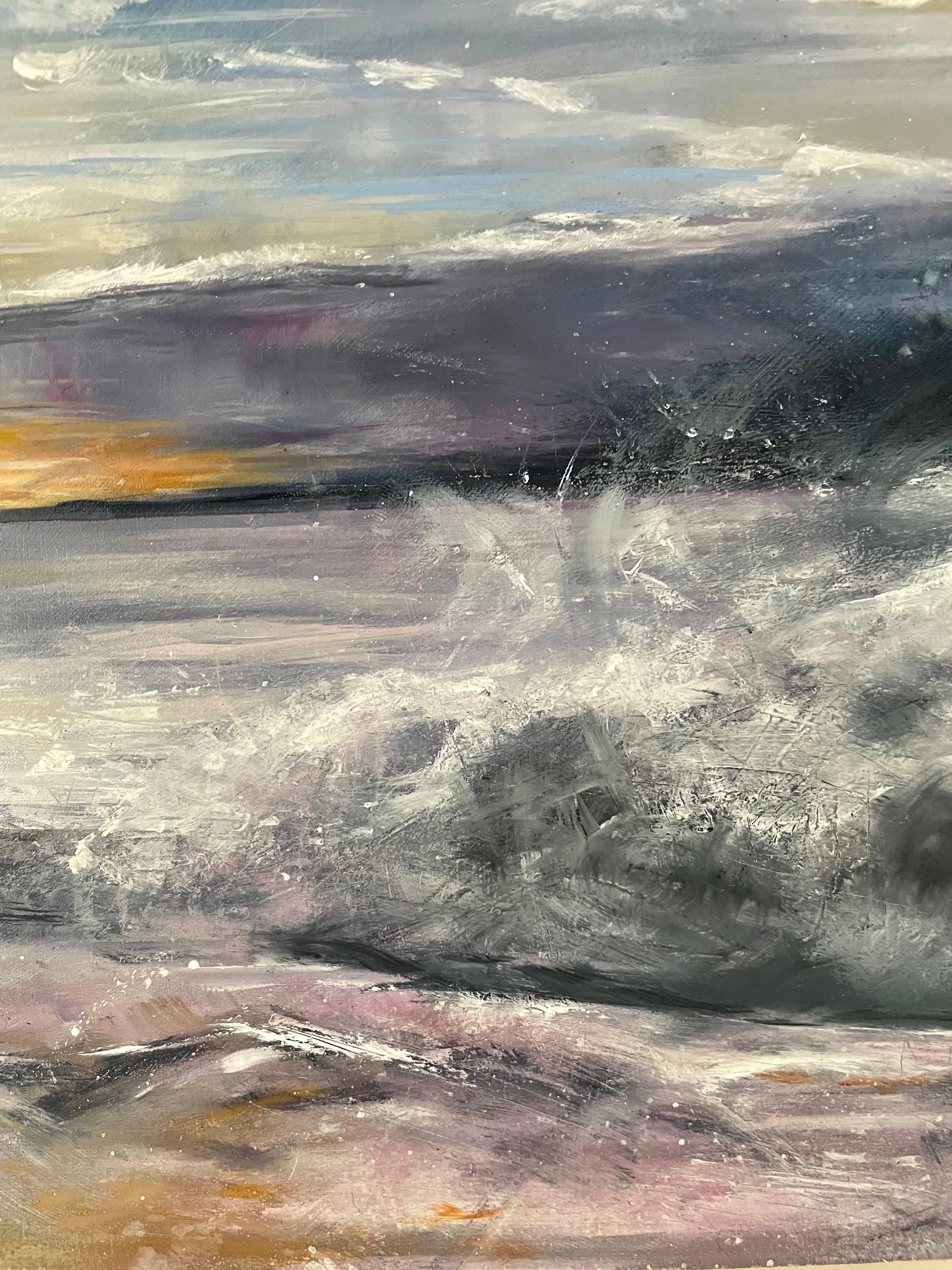 BREAKER  oil on board 60x60 cos