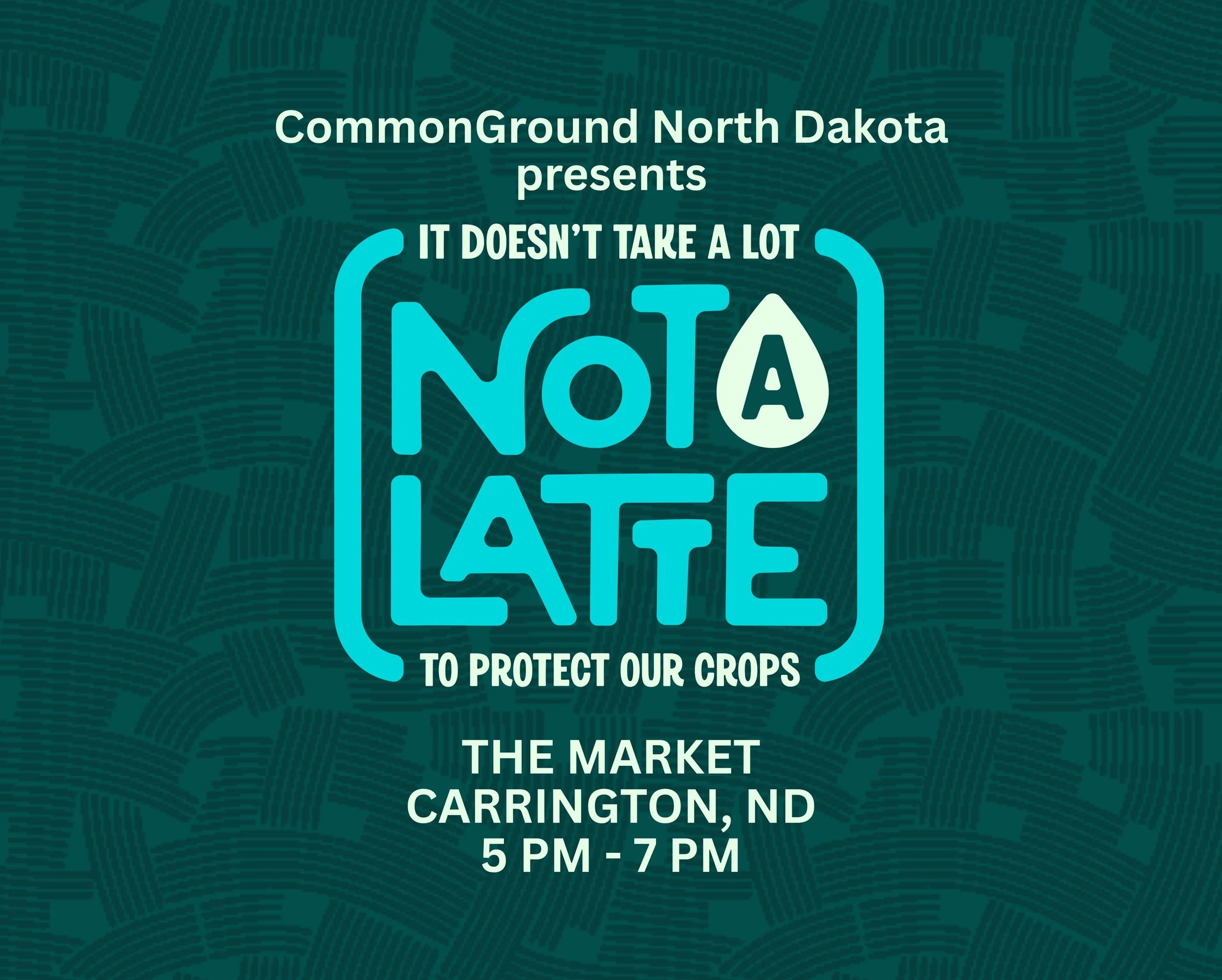 "Not a Latte" at The Market