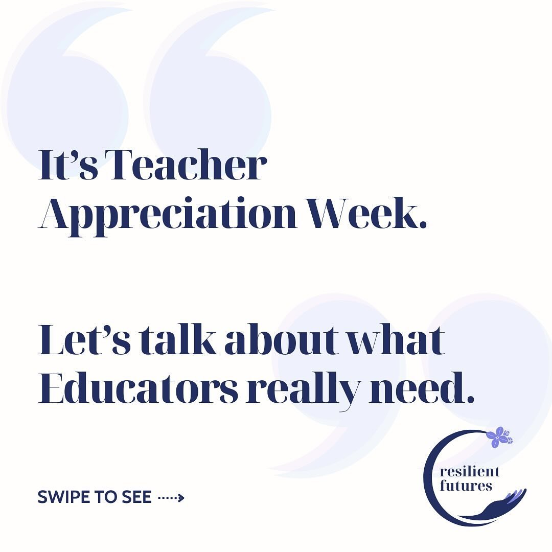 This #TeacherAppreciationWeek - let&rsquo;s acknowledge that Educator Well-Being is paramount for healthy learning environments, yet is often a topic that is entirely overlooked by the schools and school boards that employ them.
&bull;
Teachers of to