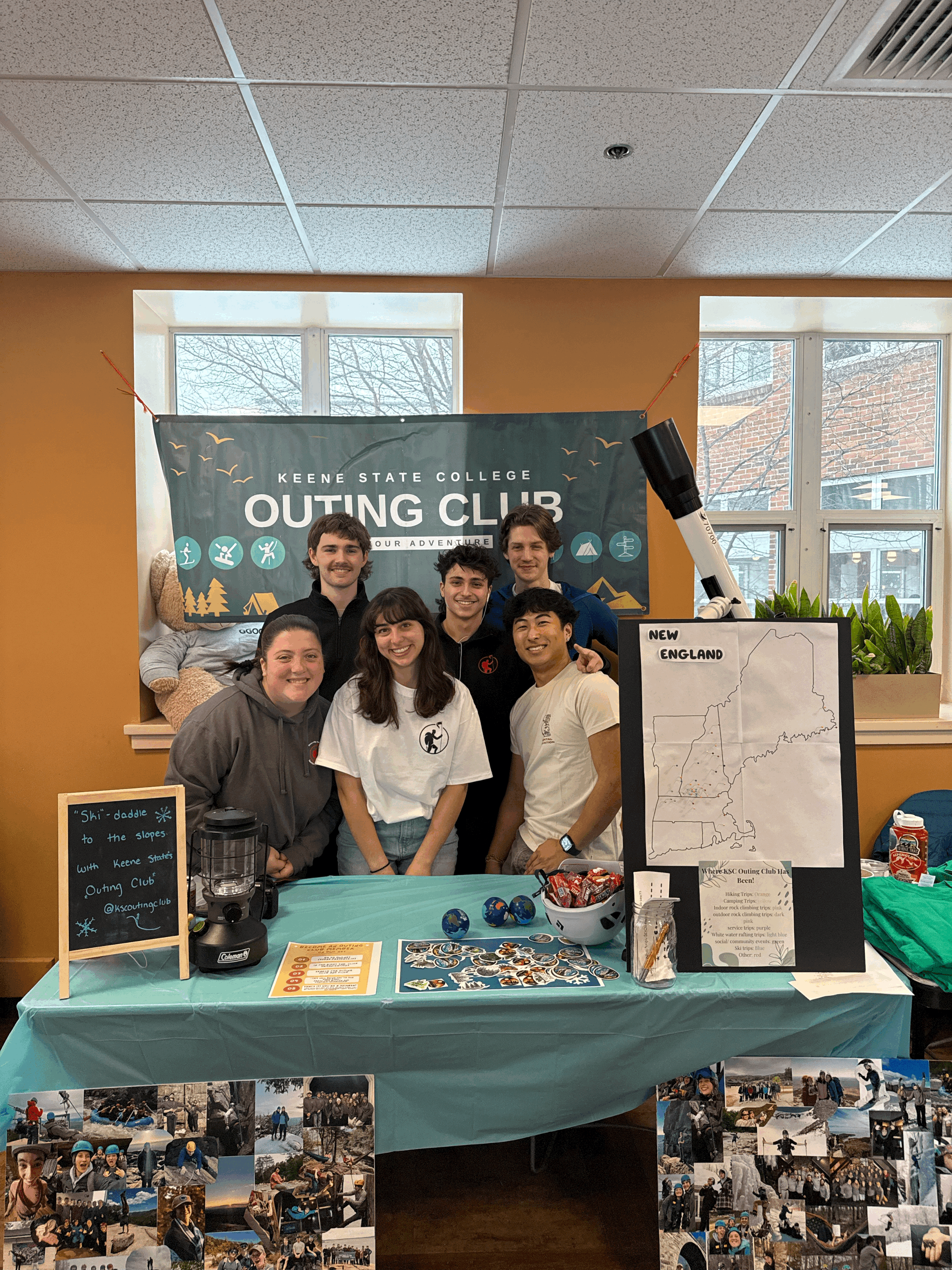 Outing Club Tabling at the Student Involvement Fair