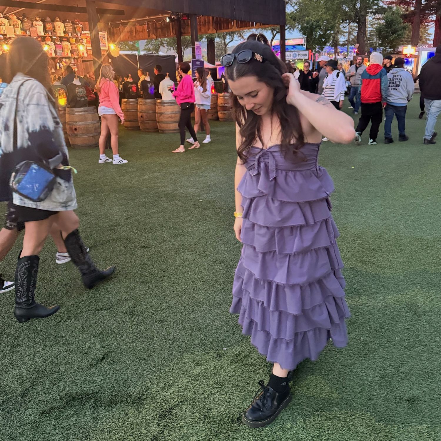 Purple Ruffled Dress (2024)